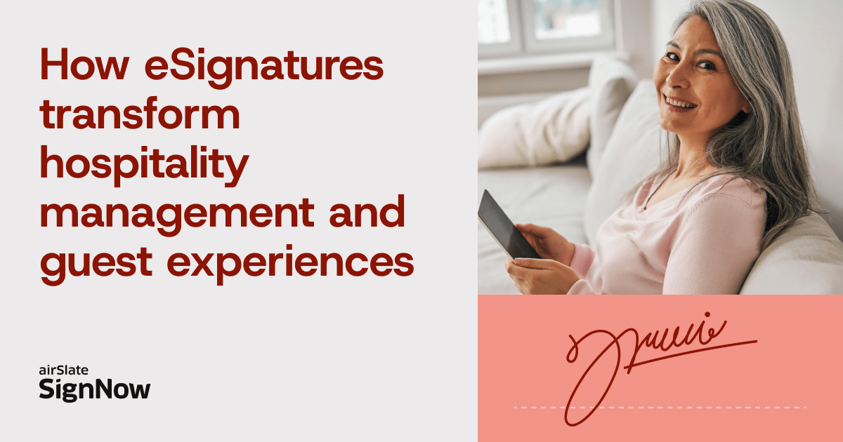 Discover how an electronic signature for hospitality management boosts efficiency, secures data, and improves guest satisfaction.