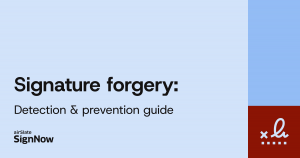 Learn what signature forgery is, how to detect a forged signature.